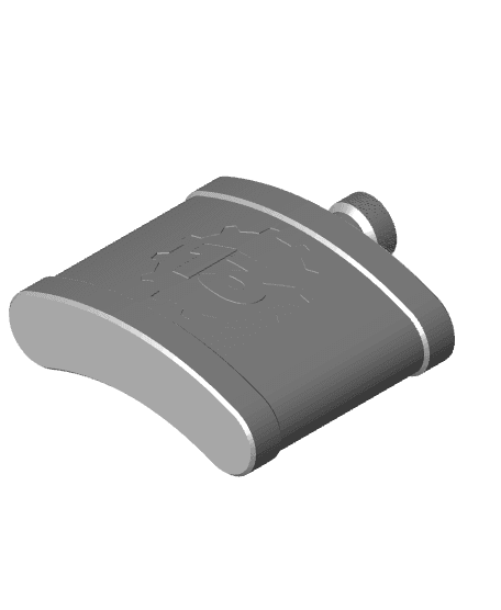 Fallout Vault 13 Canteen Prop - Fallout 2 Game  3d model