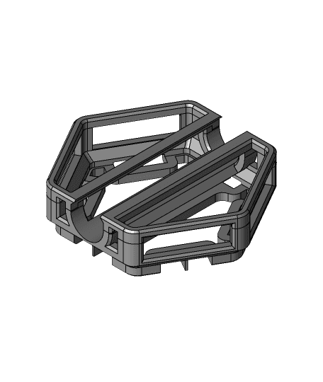 Hextraction - Holographic straight - no rules 3d model