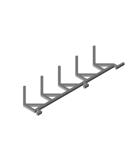 Sewing Thread Spool Rack  3d model