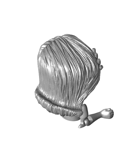 Inside Out Disgust Flexi Toy 3d model