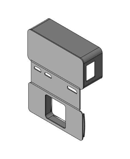 M!N!MAL 0 CH - Raspberry Pi Zero 2 / Banana Pi M2 Case / Housing / Sleeve with Heatsink & Cooling 3d model