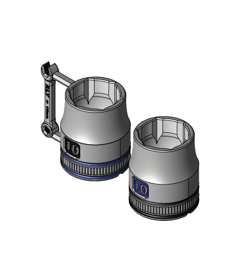 10mm Shallow Can Cups - 12oz Soda Pop Can Cups 3d model