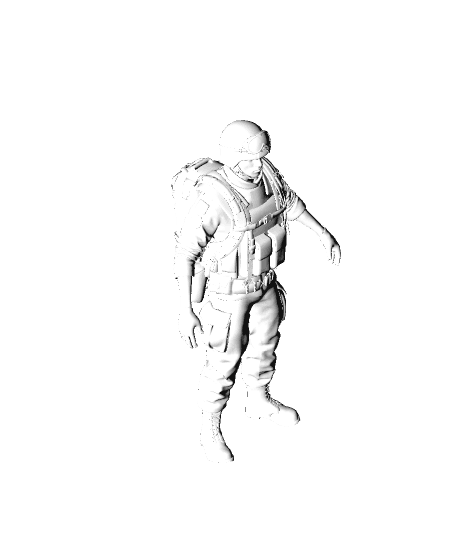 SK_MEA_Machinegunner.glb 3d model