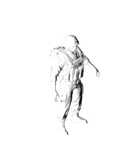 SK_MEA_Rifleman2.glb 3d model