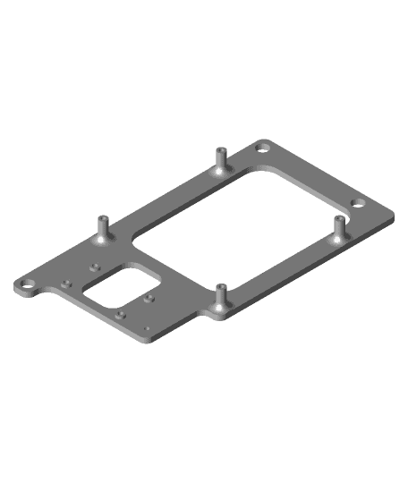 Robo3d R1+ KFB board adaptor 3d model