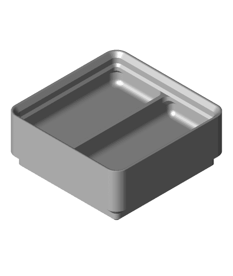 Divider Box 1x1x2 2-Compartment.stl 3d model