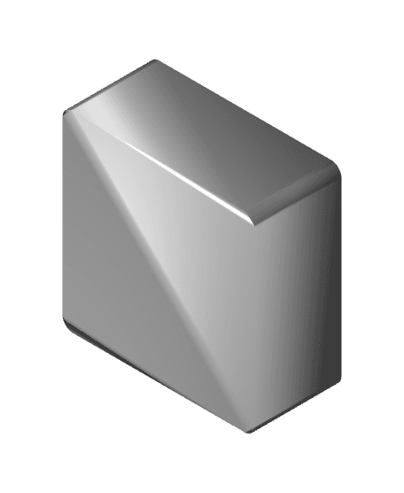 1x1 Deep Square - MagSquares 3d model