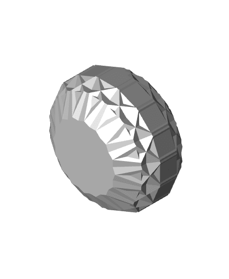 Large Geometric Bowl 3d model