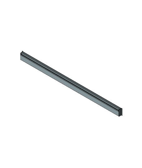 Pallet Rack Beam, 6 In. x 96 In. 3d model