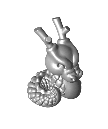 Cali-Dragon_v1_Keychain.stl 3d model