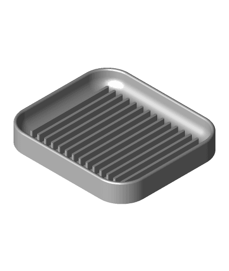 scrubber brush drip dish 3d model