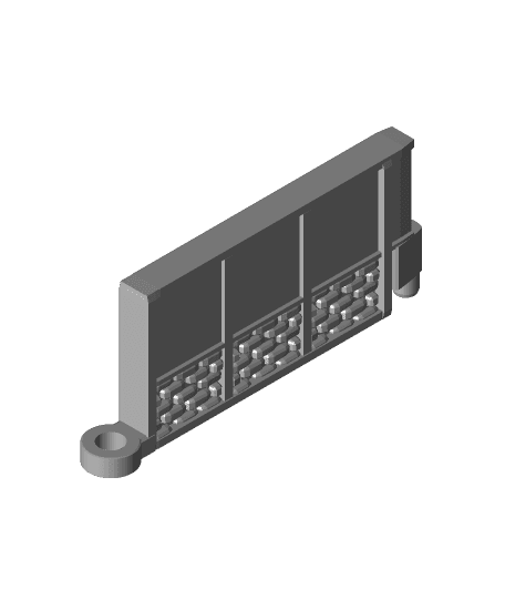 FHW: Mod Sec Tutor house Wall 1 3d model