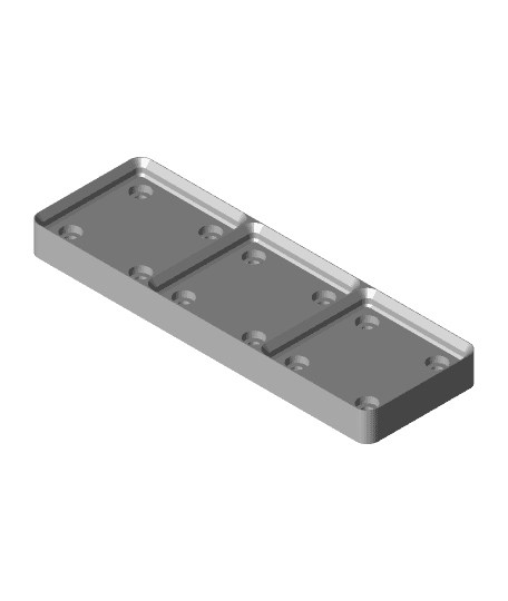 Weighted Baseplate 1x3.stl 3d model