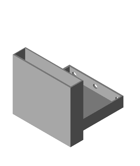 floating shelf hiding place 3d model