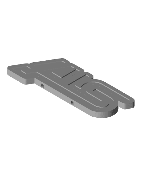 STI Charm (reverse) 3d model