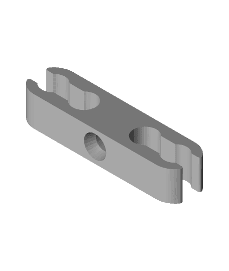 Ethernet Cable Tidy - Wall Mounted 3d model