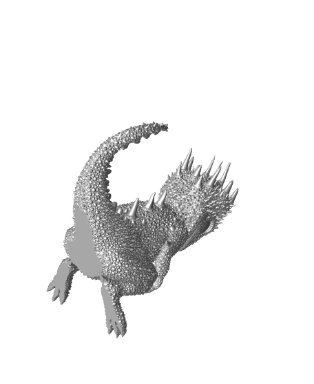 Spike - Alien Lizard 3d model