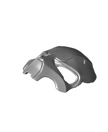 Cyber Skull Helmet - Wearable  3d model