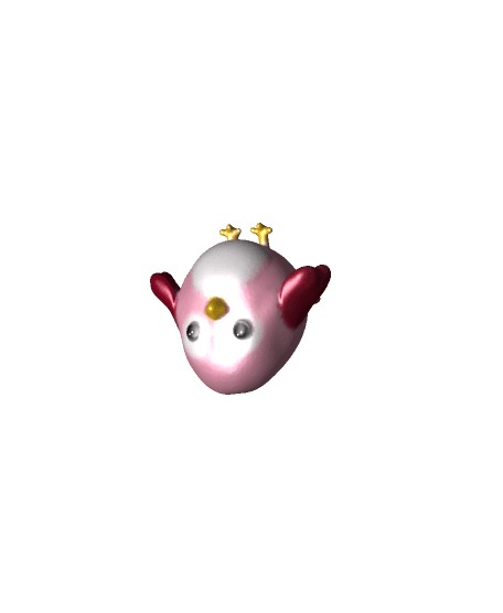 Cute bird  3d model