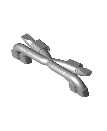 RC Exhaust System 1 10 SQUARE.stl 3d model