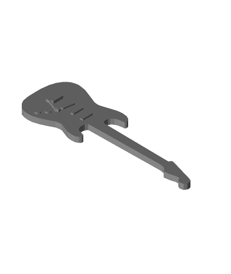 chitarra 3d model