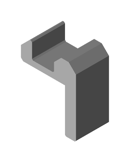 Desk Mirror Holder 3d model