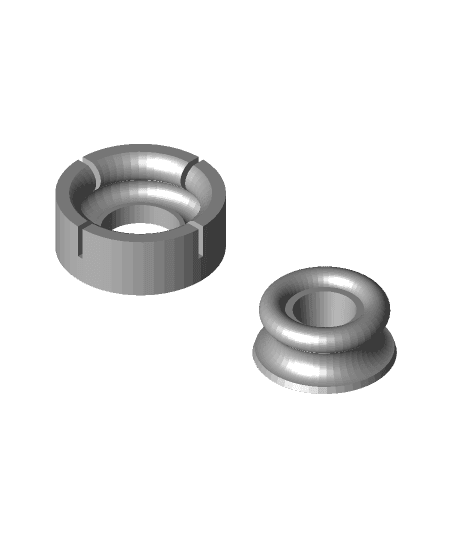 marine snap fastener 3d model