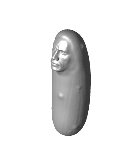 Pickle Rock (Pickle Rick + The Rock)  3d model