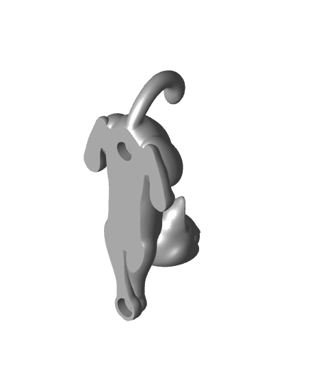 3DL Cat Magnet 3d model