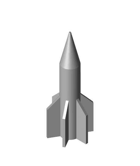 Co2 rocket collection 3d model