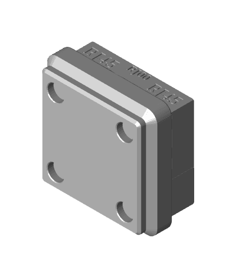 RJ11 RJ45 Adapter Holder - Gridfinity 3d model