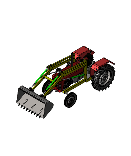 Tractor 3d model