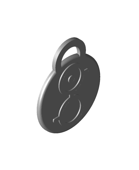 POKEMON UNOWN MMU KEYCHAIN OR BAG PULL  “B” 3d model