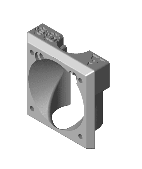 Prusa Mini Extruder / X Carriage for E3D V6 Hotend V3 3d model