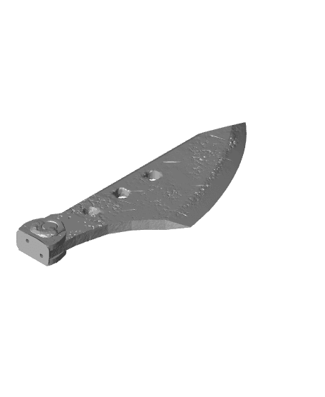 Makeshift Blade 3d model