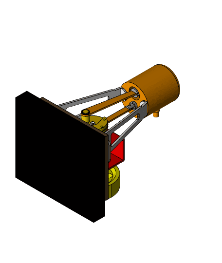 One Lunger Engine 3d model