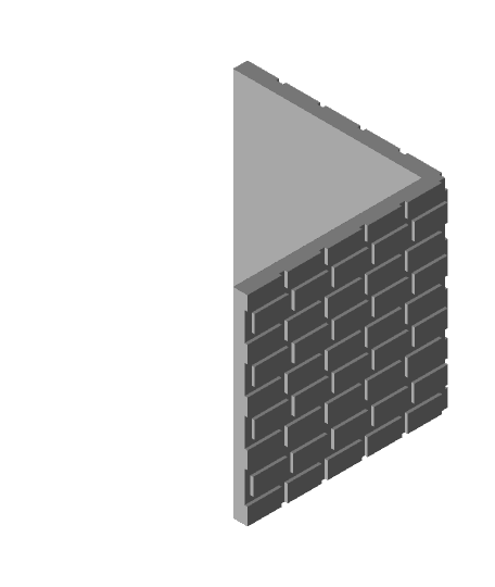 BRICK WALL FORTNITE MONOPOLY 3d model