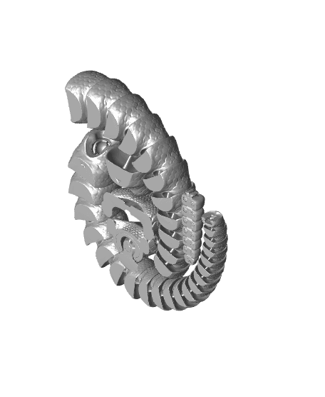 Rattlesnake - Articulated Figure 3d model