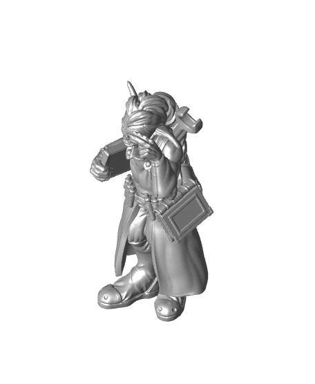 Technical Goblin - Goblin Brewers - PRESUPPORTED - Illustrated and Stats - 32mm scale			 3d model