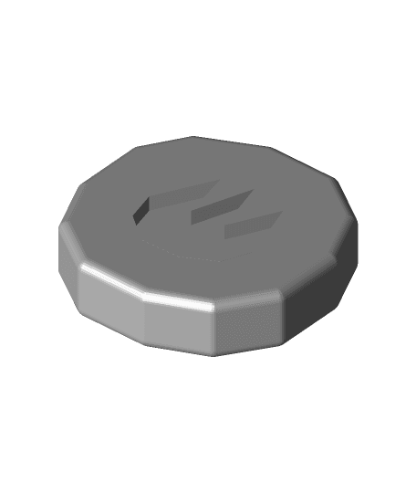 Fire Rune Magnet - Hybrid 3d model