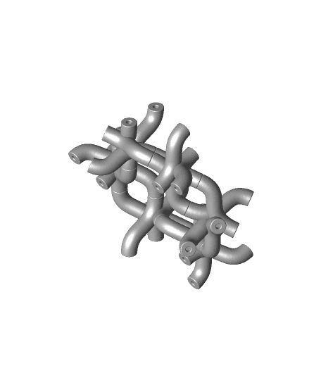 Tangled Tubes 3d model