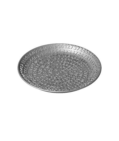 Pi Plate 3d model