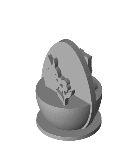 Easter Little Diorama 3d model