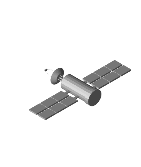 Satelite 3d model