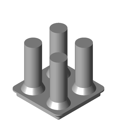 Dremel Sanding Wheel Holder #Gridfinity 3d model