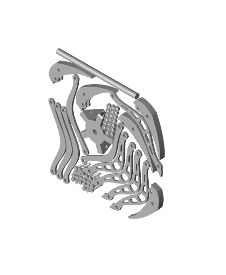 DJI FPV Rescue Claw PLA 3d model