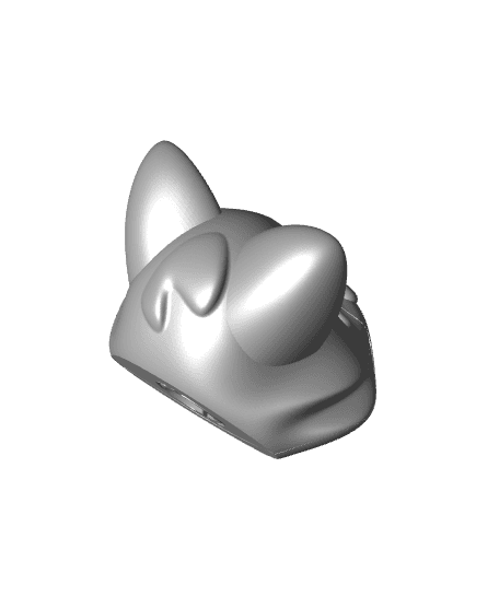 Blob Lab Cat 11 Head with Nose.STL 3d model