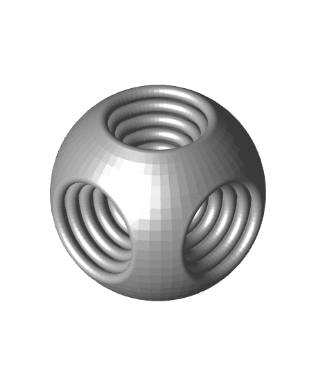 Chinese Puzzle Ball Plain Tight.stl 3d model