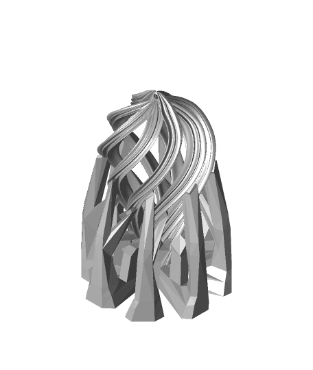 Spiral Teardrop with Supports and mesh fixes v3.stl 3d model