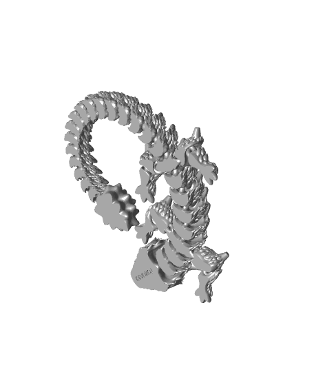 ARTICULATED DRAGON 004.stl 3d model